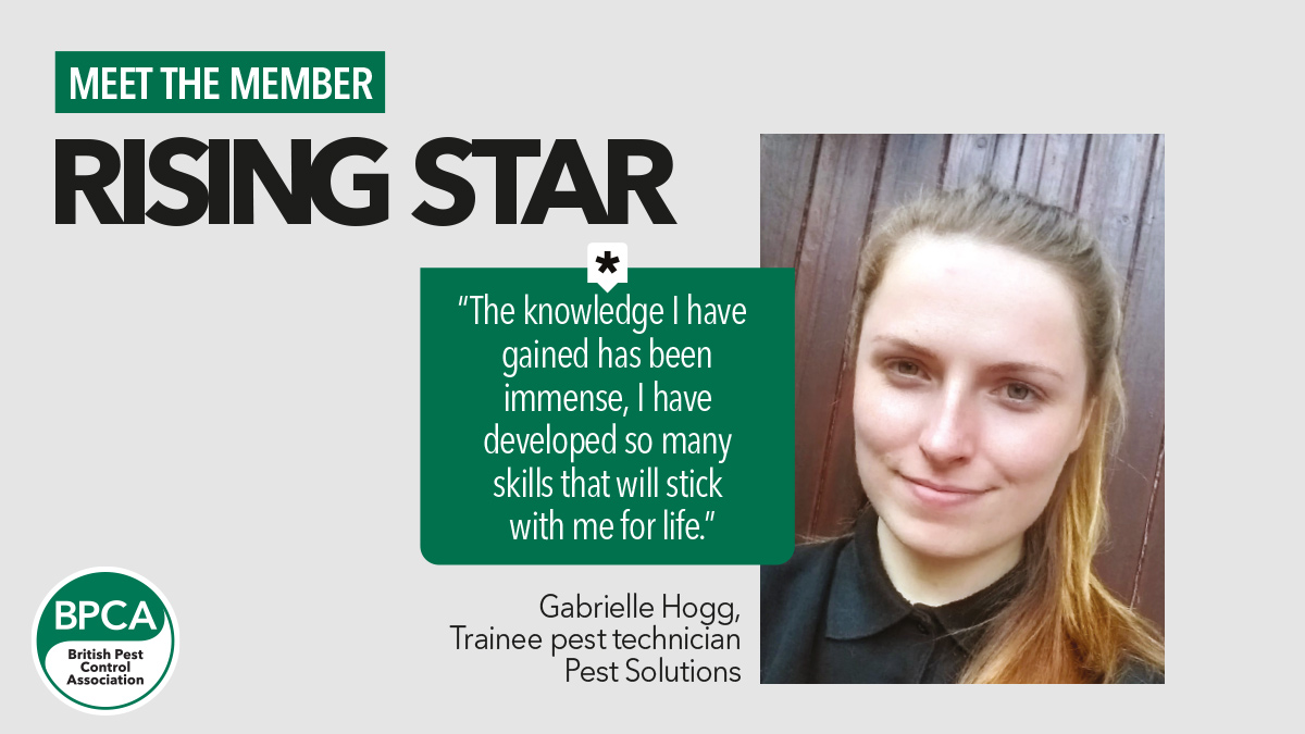 Meet the member Pest solutions and Gabrielle Hogg BPCA